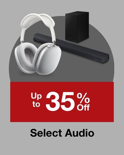 Up to 40% off select Audio